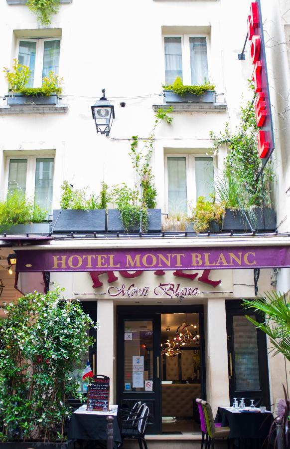 Hôtel du Mont Blanc Paris Exterior foto